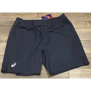 ASICS Athletic Shorts Mens Size 2XL Navy WR WAZA Shorts Woven Stretch New
